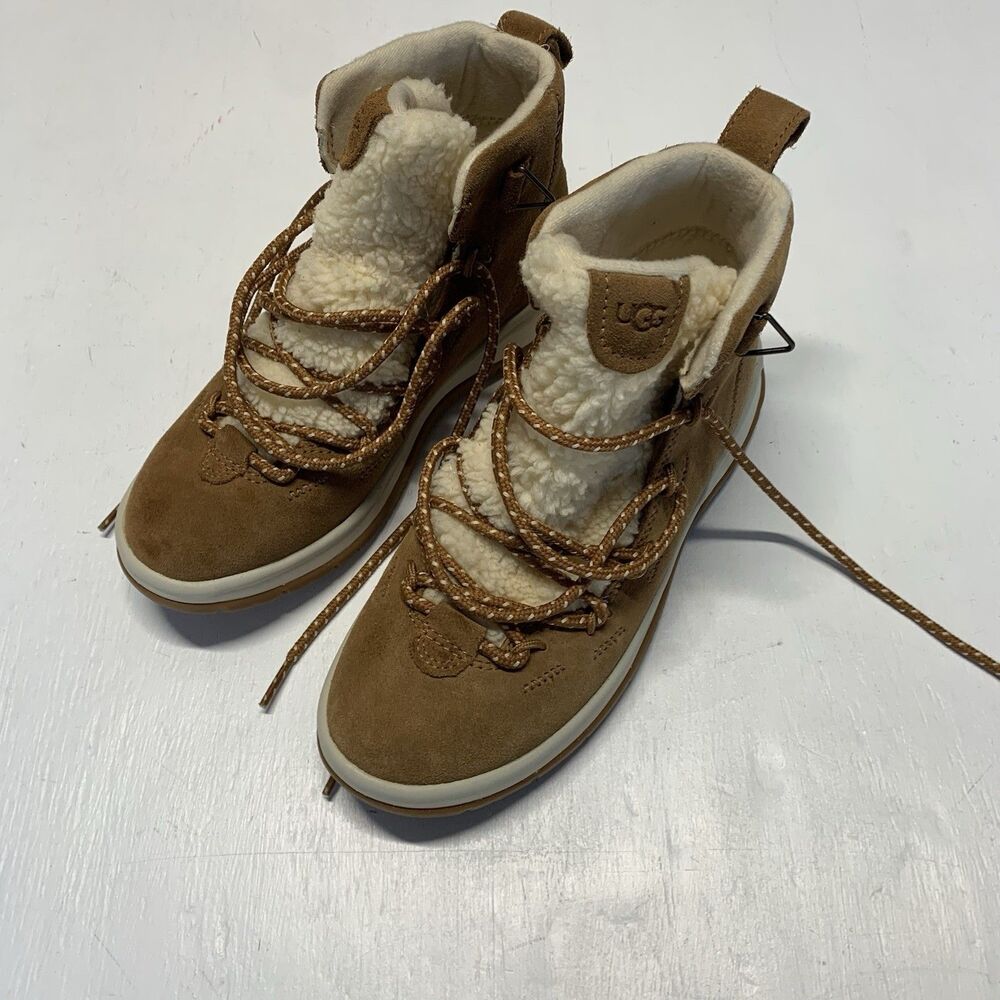 NEW Ugg Lakesider Heritage Mid Boot Womens Size 5.5 Chestnut Suede